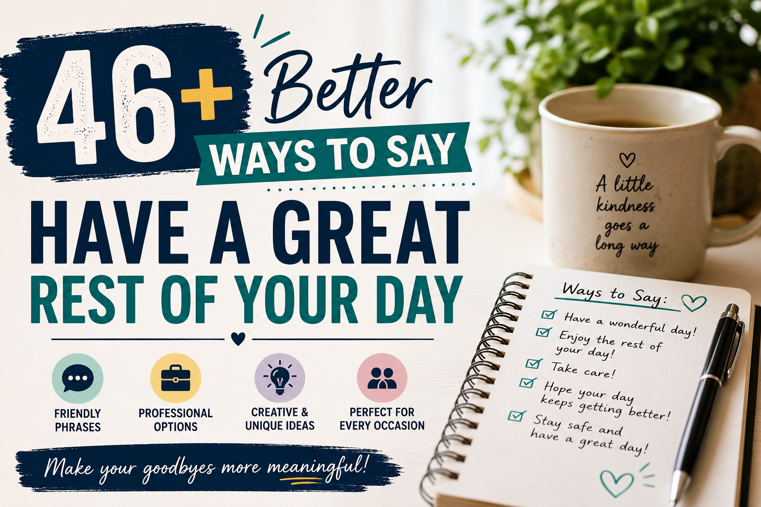 better ways to say have a great rest of your day