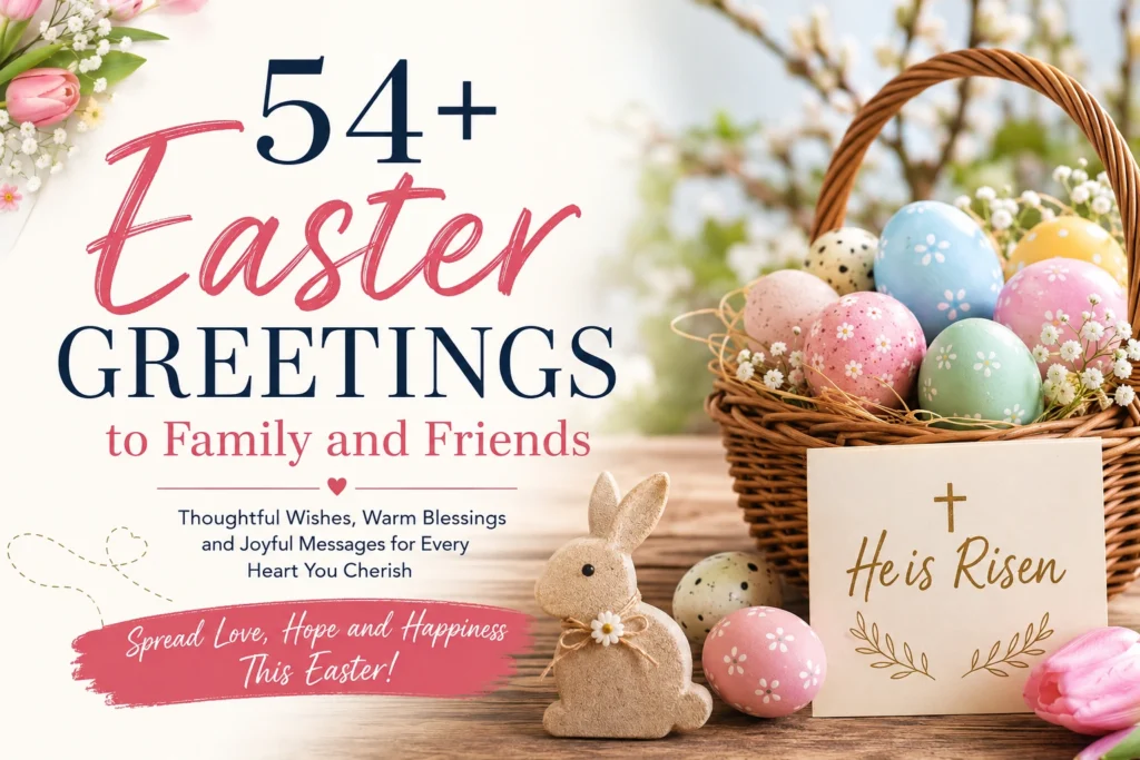 easter greetings to family and friends