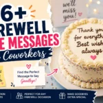 farewell cake messages for coworkers