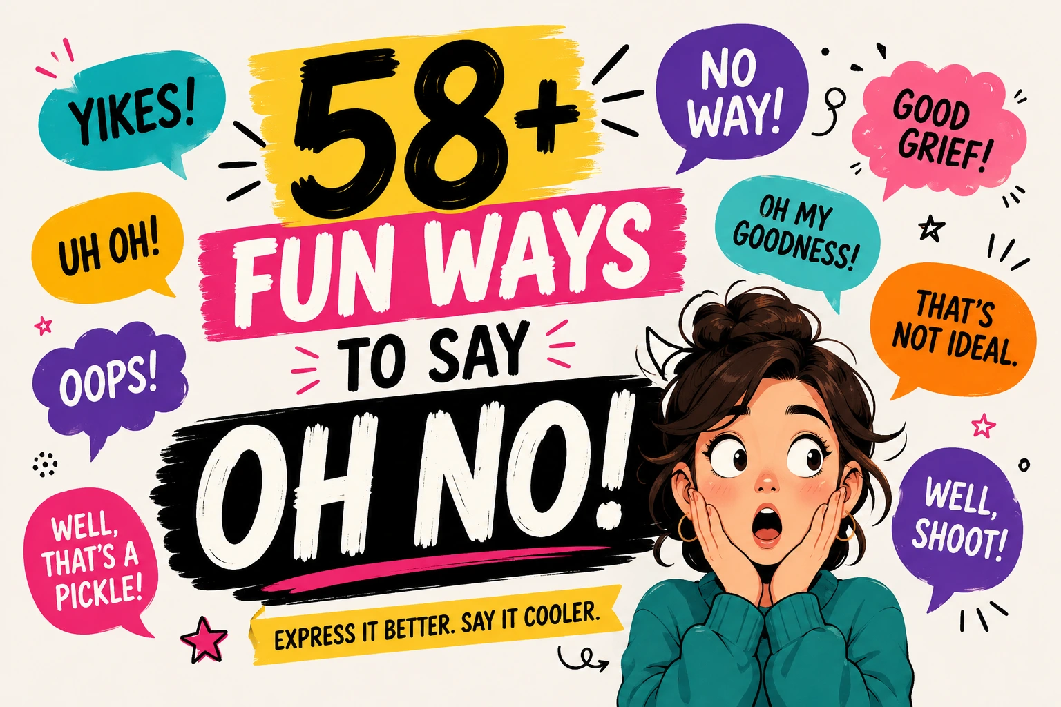 fun ways to say oh no