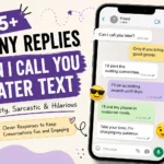 funny replies to can i call you later text