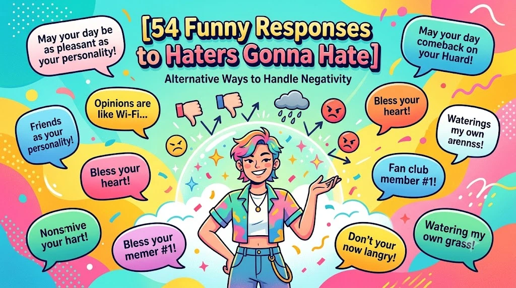 funny responses to haters gonna hate