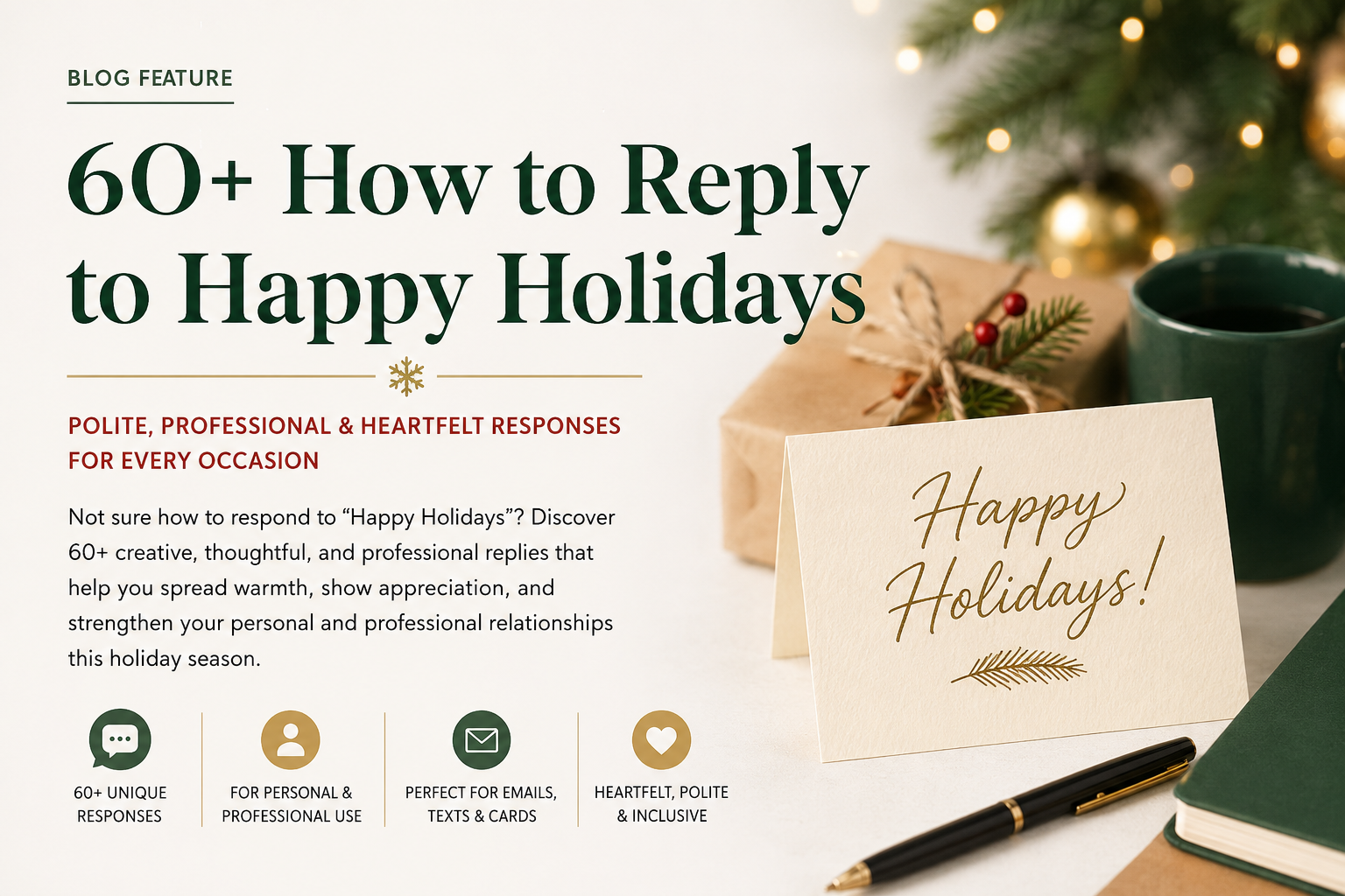 how to reply to happy holidays