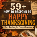 how to respond to happy thanksgiving