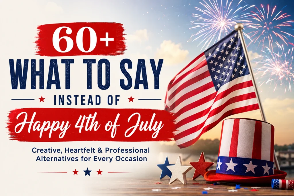 what to say instead of happy 4th of july