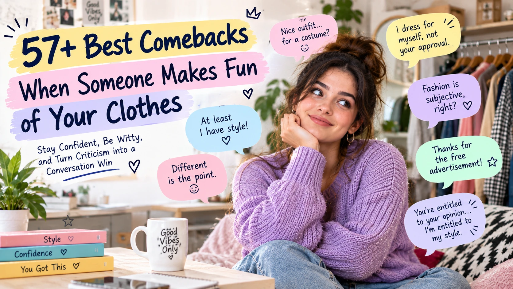 best comebacks when someone makes fun of your clothes