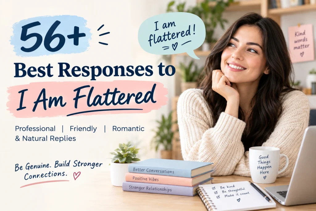 best responses to i am flattered