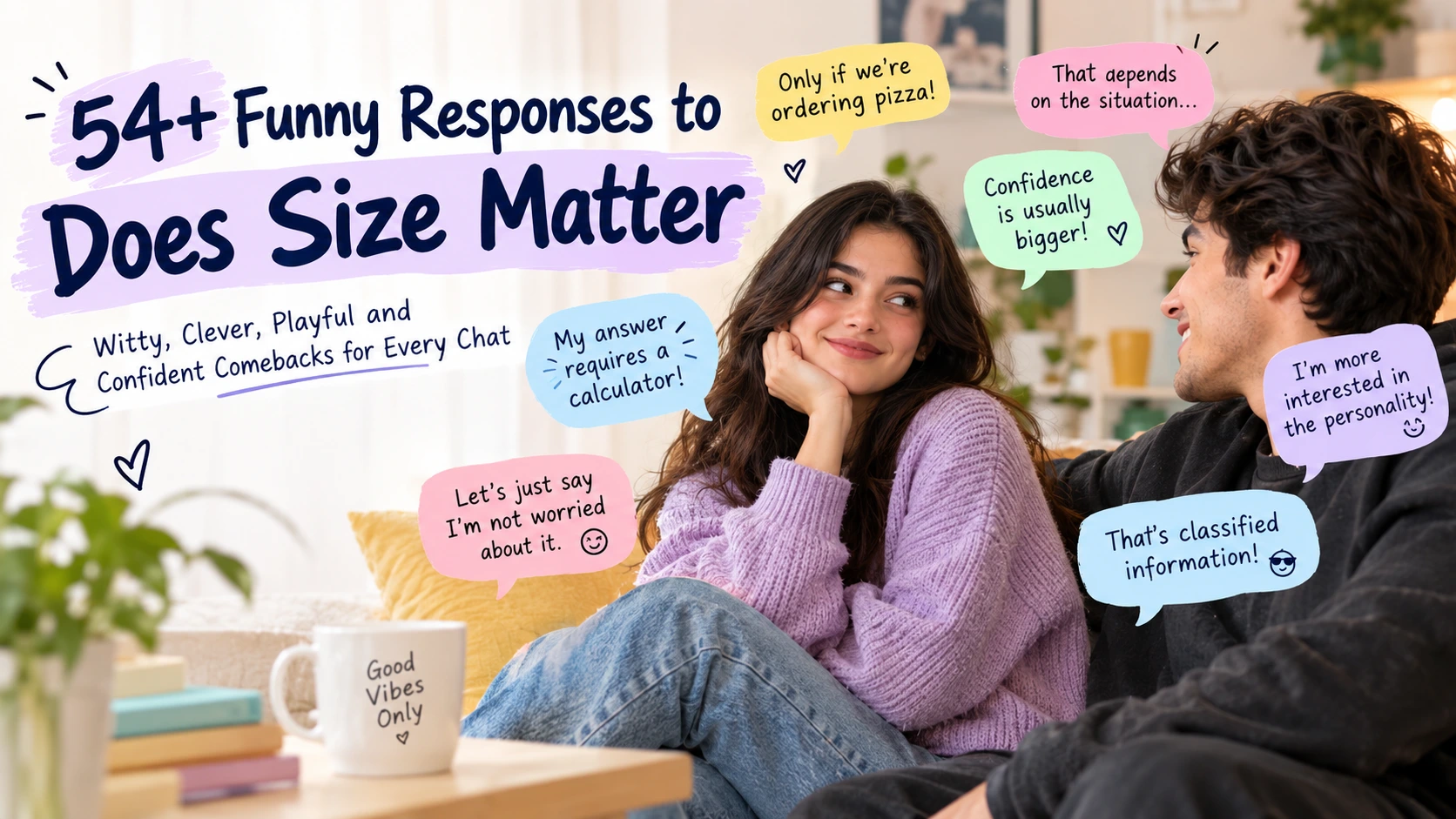 funny responses to does size matter