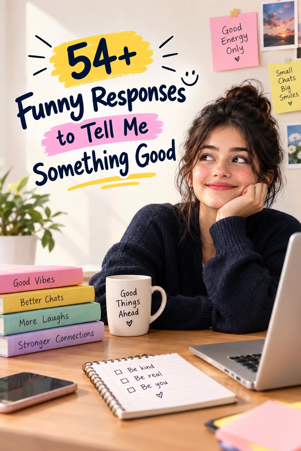 funny responses to tell me something good