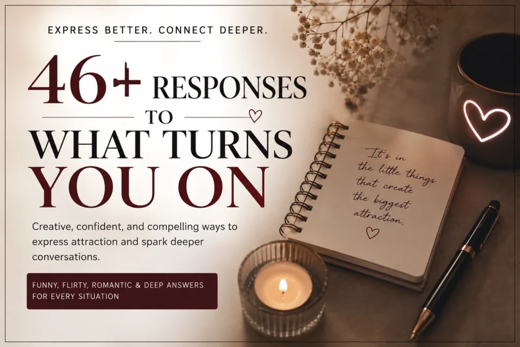 responses to what turns you on