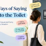 ways of saying going to the toilet